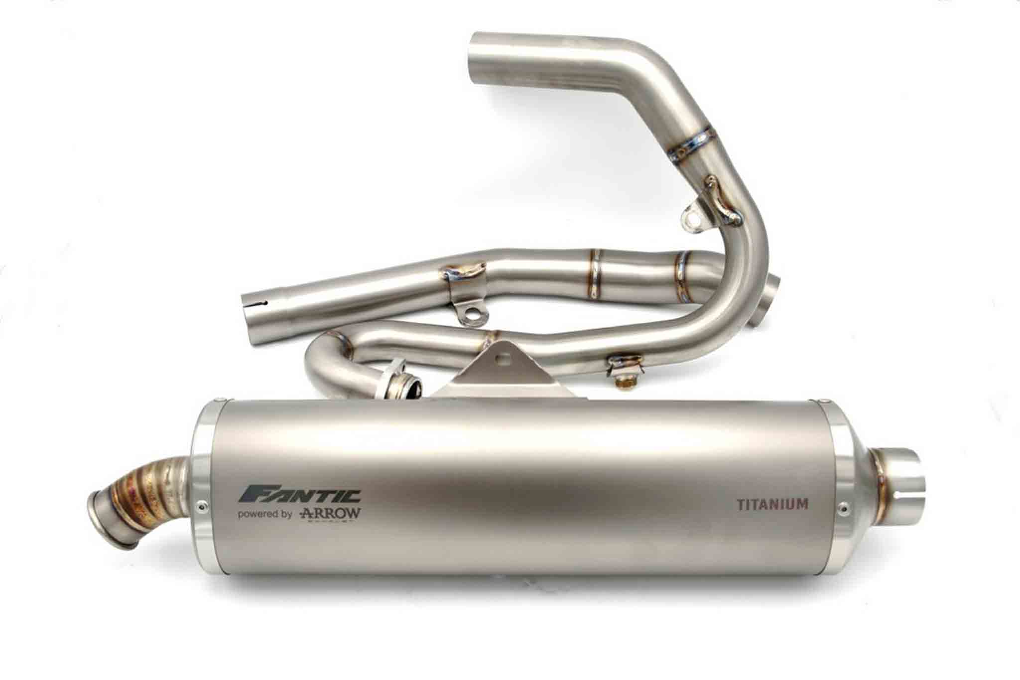 Fantic Motor: Complete Titanium Exhaust Rally Factory