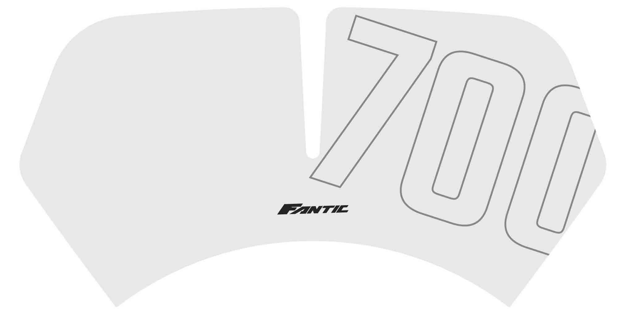 Fantic Motor: Front Numberplate Sticker