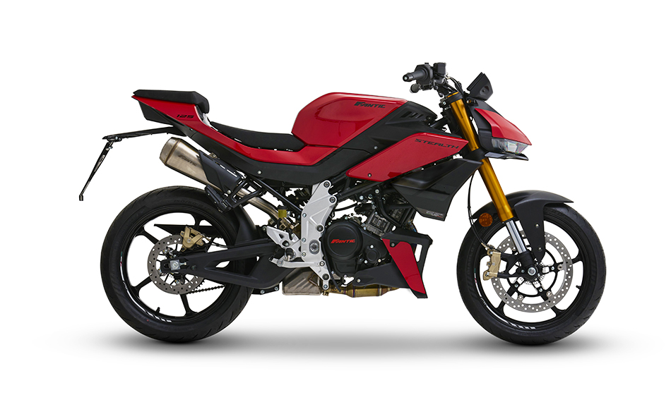 moto STREET Stealth 125 Red/Yellow
