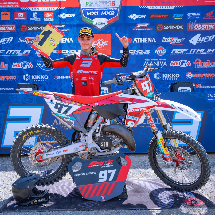 Mancini Racing Promo Code Simone Mancini and Fantic claim 2024 Rookies Cup Title
